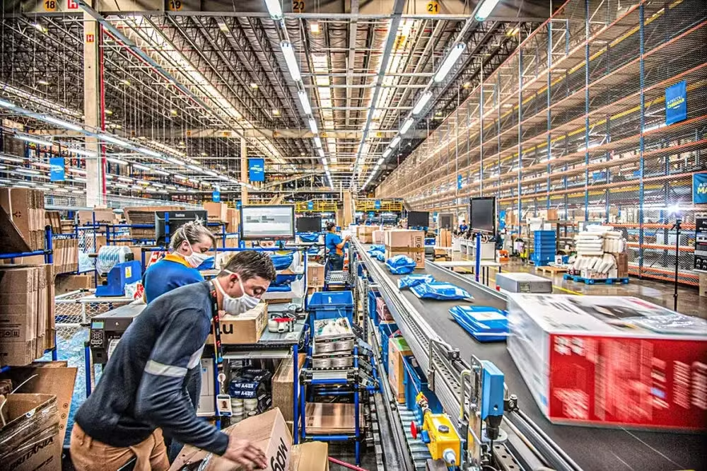 centro de distribuição da Magalu