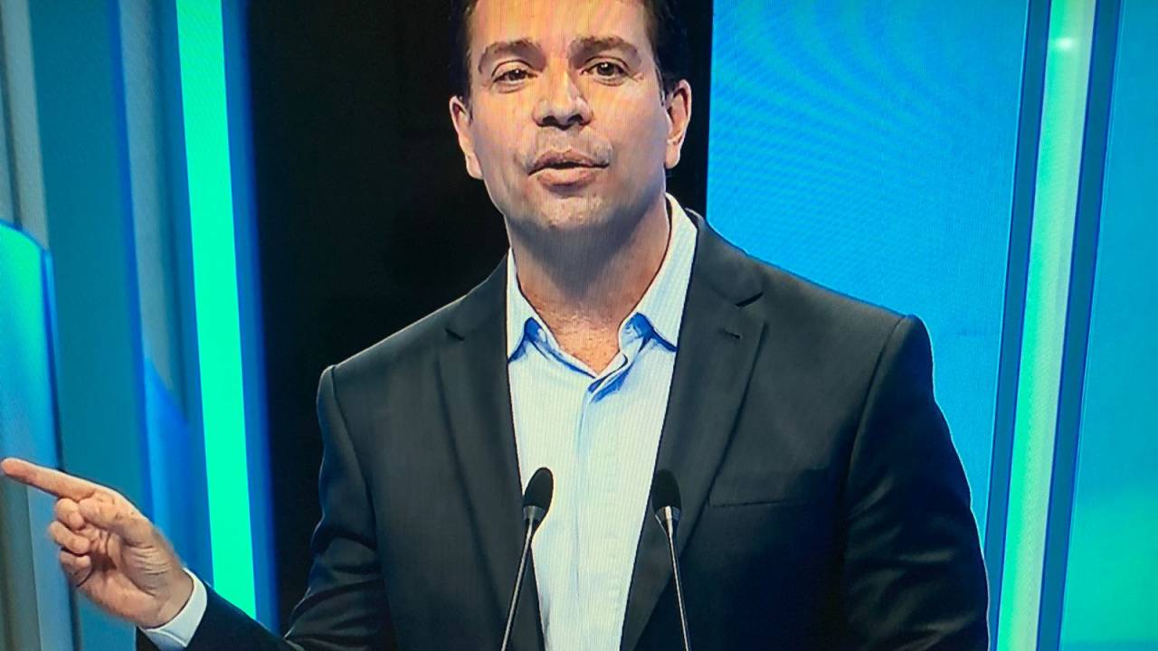 Alexandre Ramagem em debate na Globo