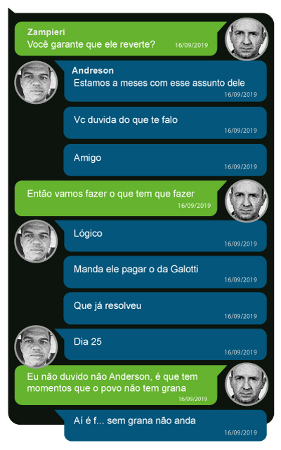 arte-1-STF “VOCÊ GARANTE QUE ELE REVERTE?” - O lobista Andreson Gonçalves diz ao advogado Zampieri que consegue mudar uma sentença no STJ, mas ressalta que antes é preciso pagar