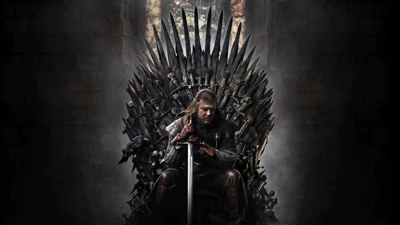 O cobiçado trono de ferro de Game of Thrones -