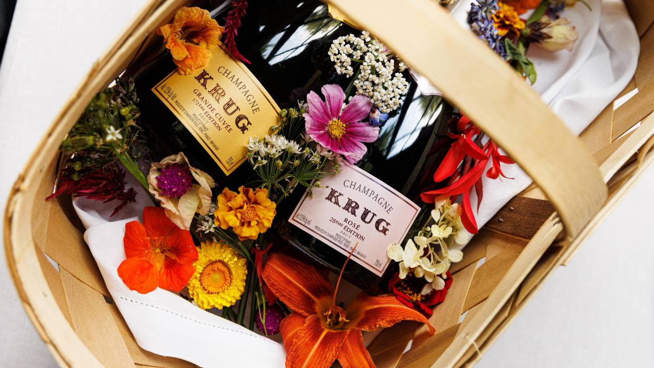 Flores foram escolhidas para harmonizações com Krug dentro do projeto Single Ingredient