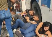 tiroteio av brasil 1 Pessoas que estavam em ônibus na Av. Brasil tiveram que deitar no chão para se proteger do tiroteio