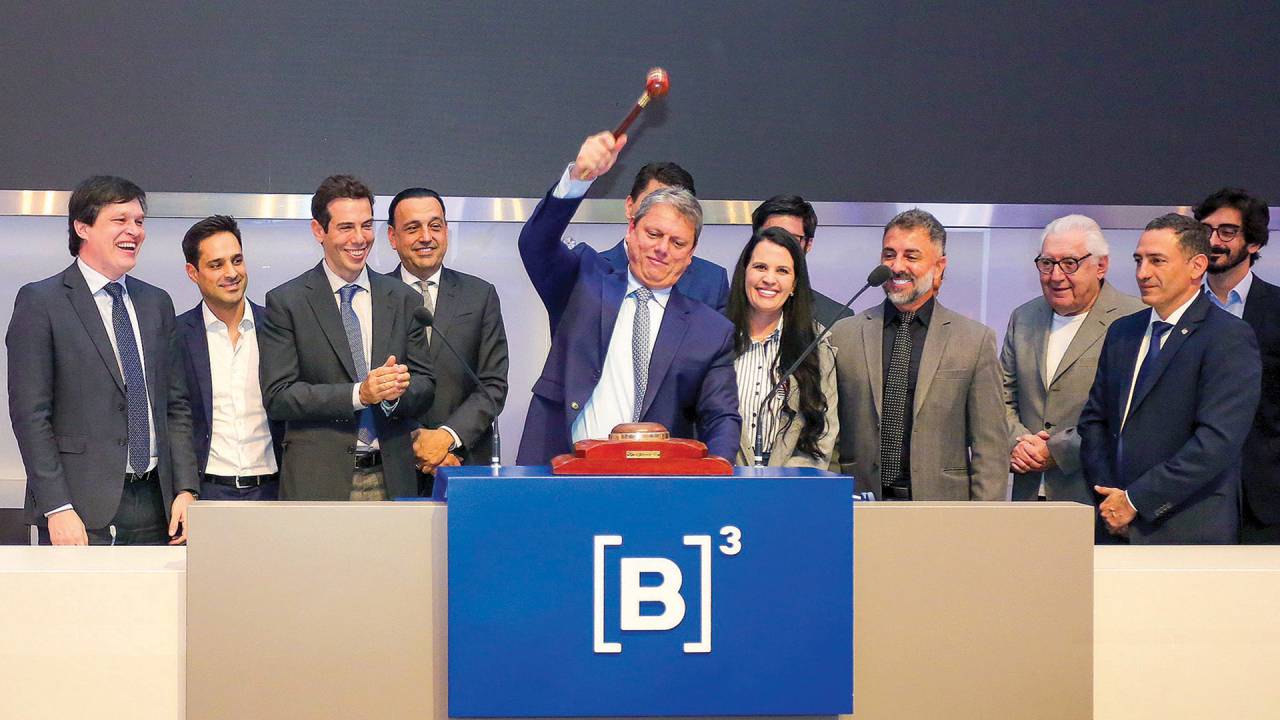 VITÓRIA - Tarcísio de Freitas na B3: o martelo vai continuar batendo em 2025