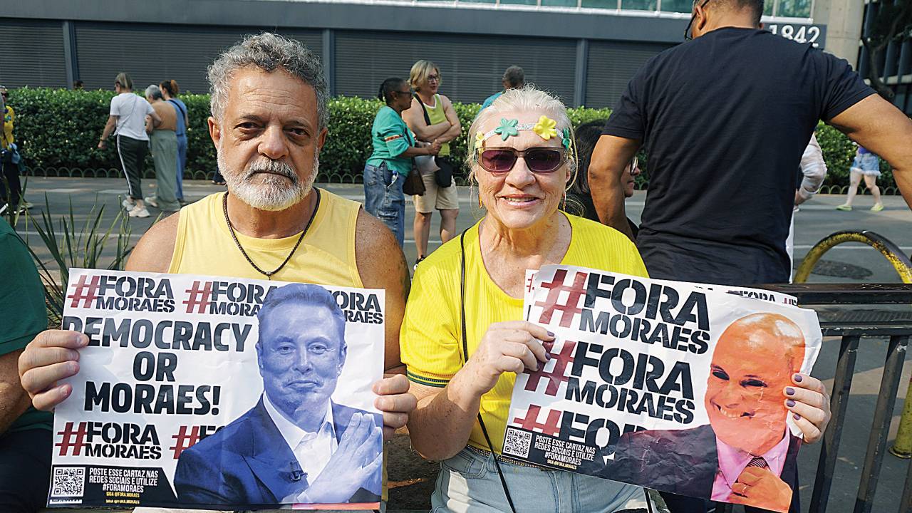 POLITIZAÇÃO - Protesto em São Paulo: decisão de Moraes contra o X mobilizou a base bolsonarista