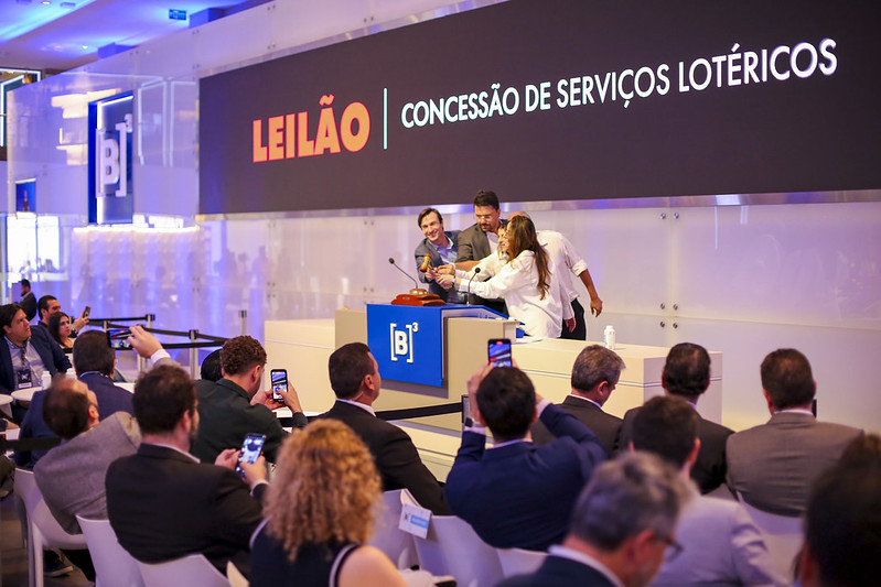 leilão de loteria estadual na b3