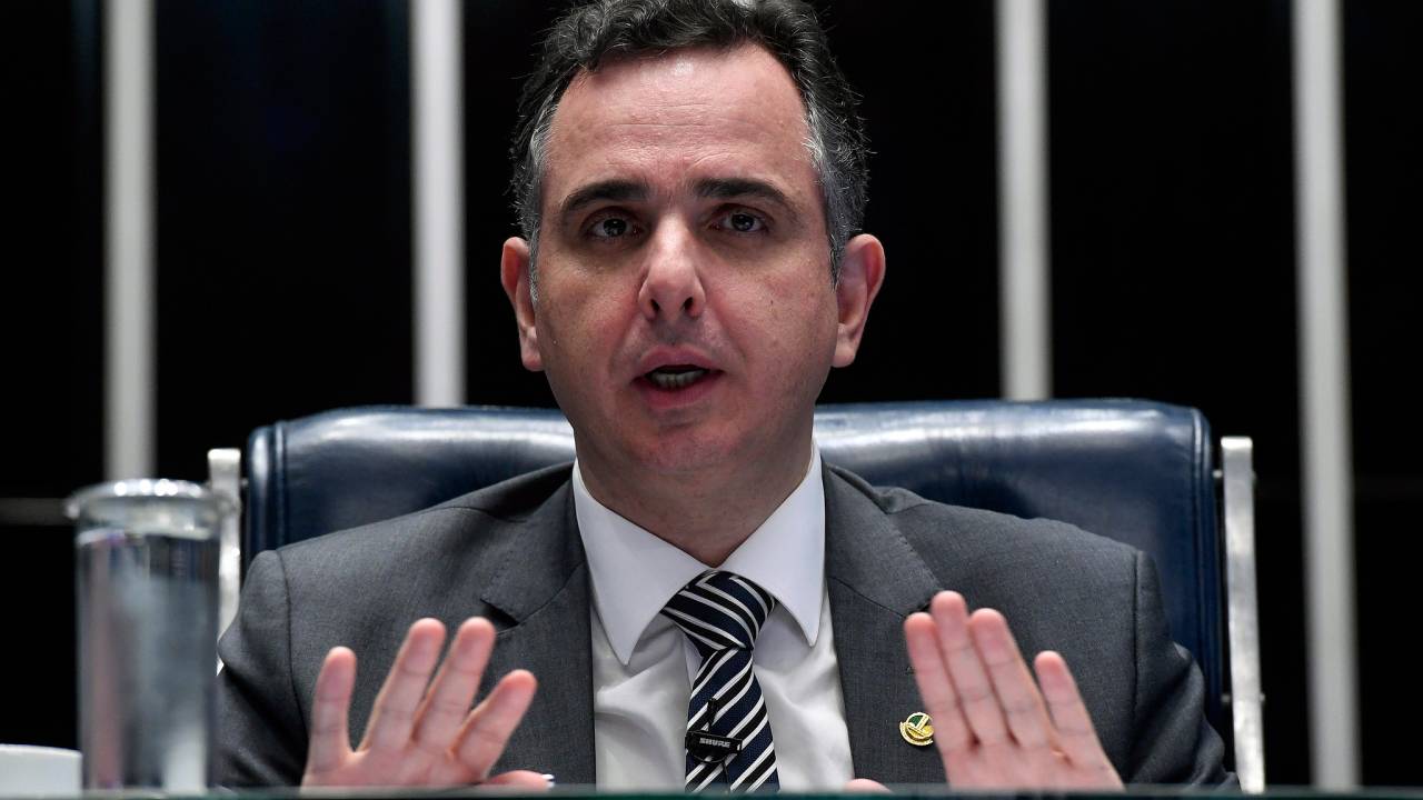 O presidente do Senado, Rodrigo Pacheco