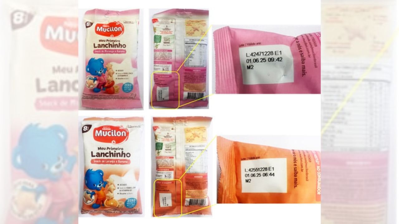 Lotes do Meu Primeiro Lanchinho, da marca Mucilon