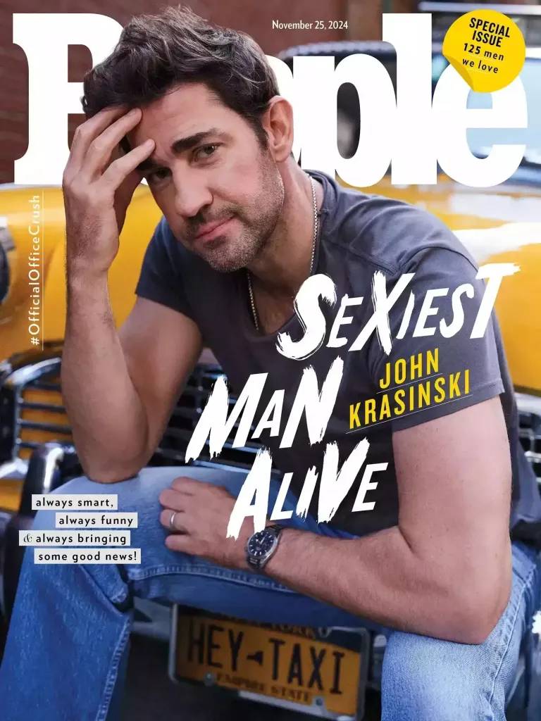 John-Krasinski-PEOPLE John Krasinski é o homem mais sexy do mundo de 2024, segundo a revista People -