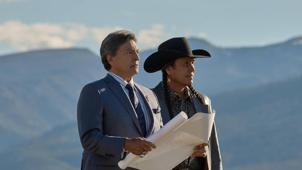 Gil Birmingham e Mo Brings Plenty em 'Yellowstone'