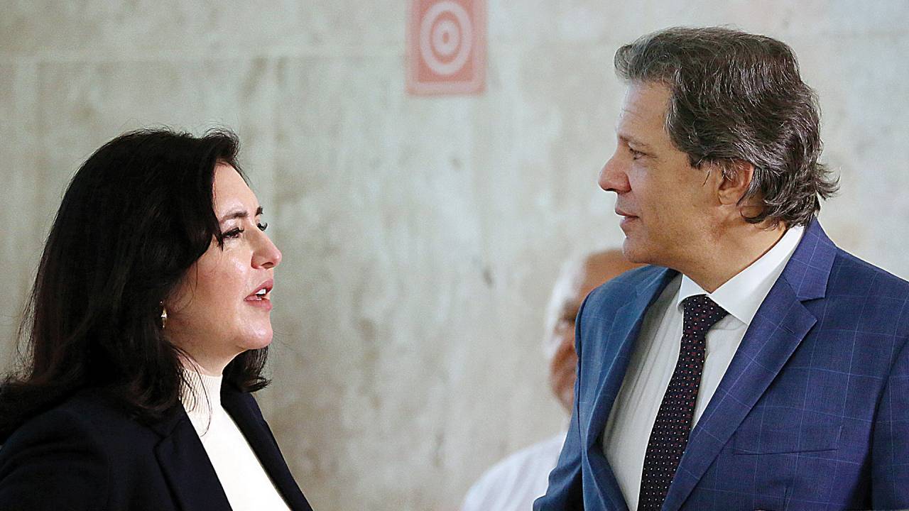 DESAFIO - Tebet e Haddad: missão de convencer Lula e o Congresso de que a crise fiscal é grave