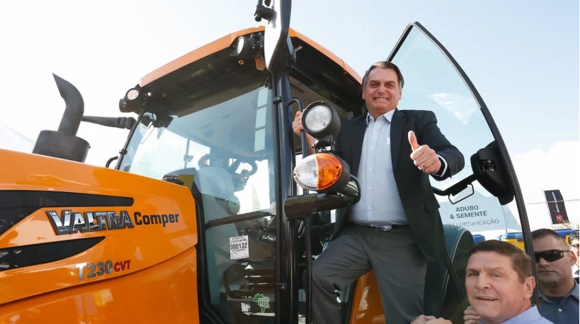 RIBEIRÃO PRETO - Bolsonaro durante participação da Agrishow em 2019