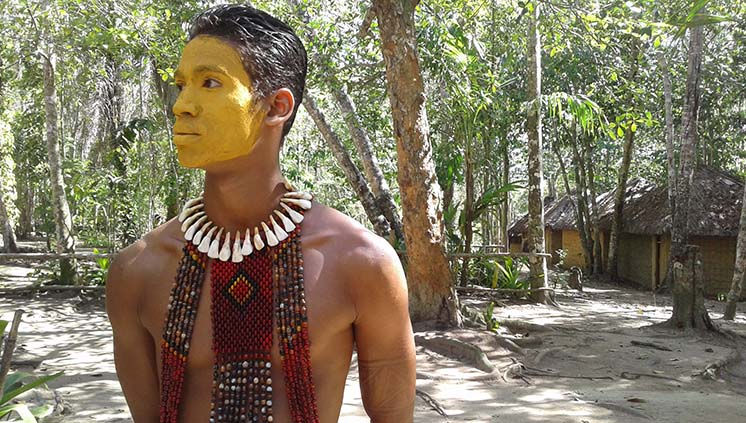 Índio pataxó da Reserva da Jaqueira