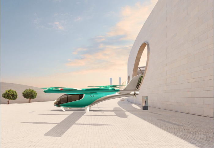 eVTOL, carro voador da Eve Air Mobility, subsidiária da Embraer