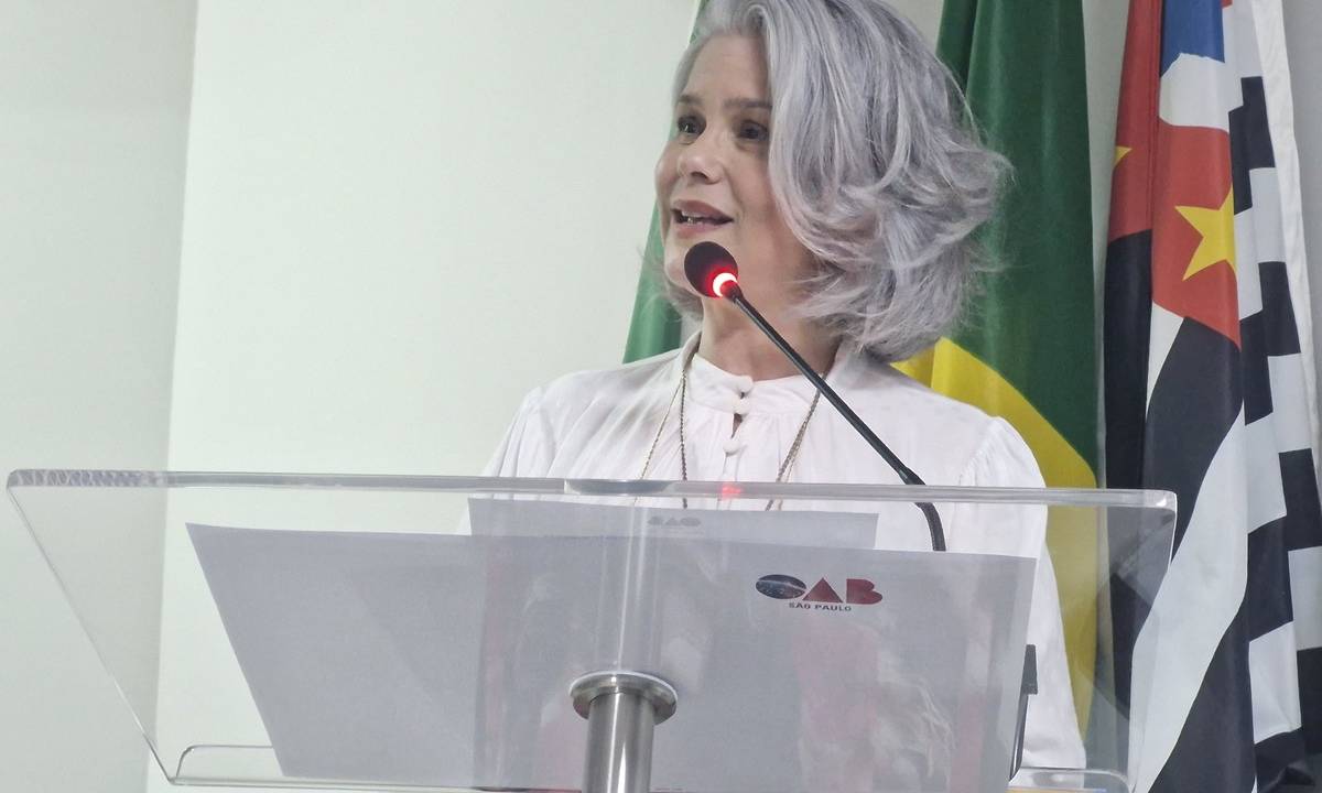 A presidente da OAB-SP, Patricia Vanzolini