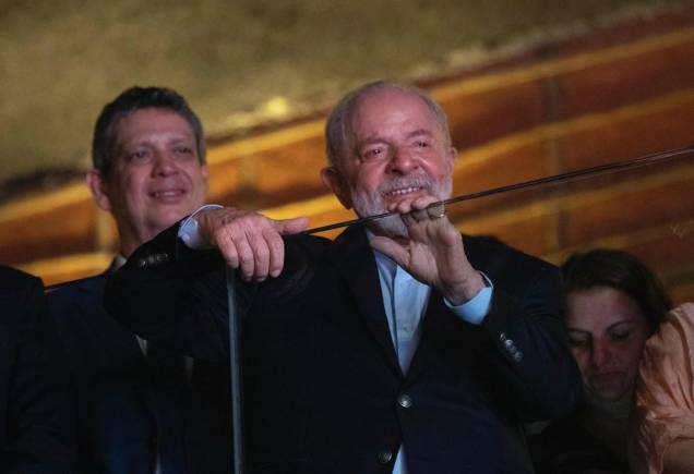 O presidente Lula ao lado de Marcio Macedo, ministro-chefe da Secretaria-Geral da Presidência O presidente Lula ao lado de Marcio Macedo, ministro-chefe da Secretaria-Geral da Presidência