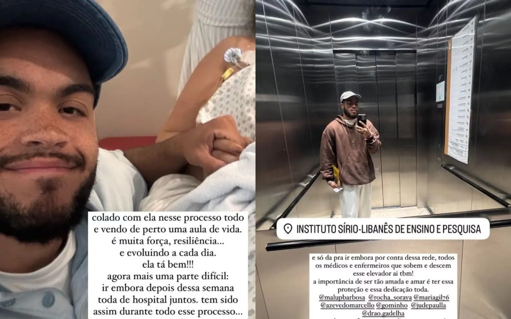 Filho de Preta Gil mostra recuperação da cantora na UTI: ‘Aula de vida’