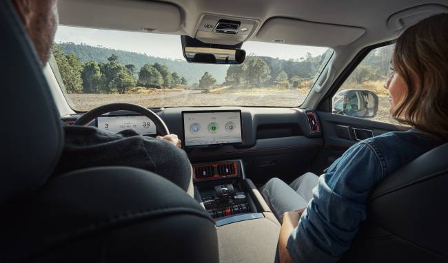 byd shark inteior BYD Shark tem interior de luxo