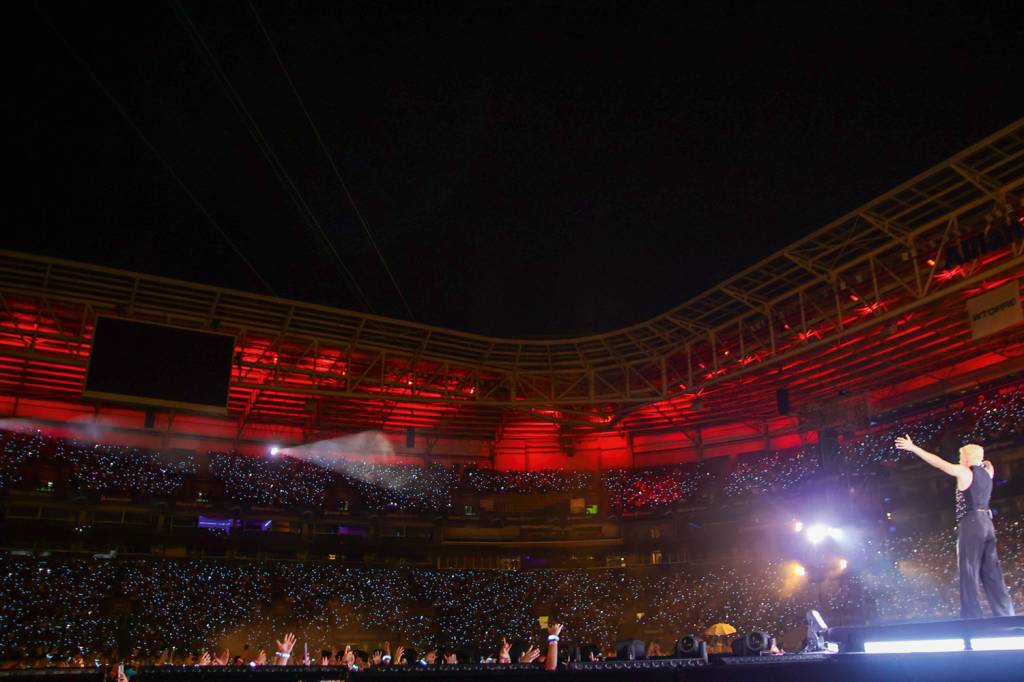 2480858_fotoarena.jpg MULTIDÃO - No Allianz: ele lotou o estádio duas vezes e repetirá o feito