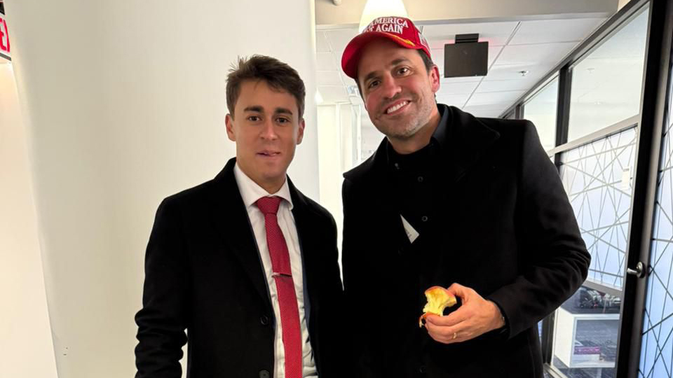 Nikolas Ferreira e Pablo Marçal, em Washington, nos Estados Unidos
