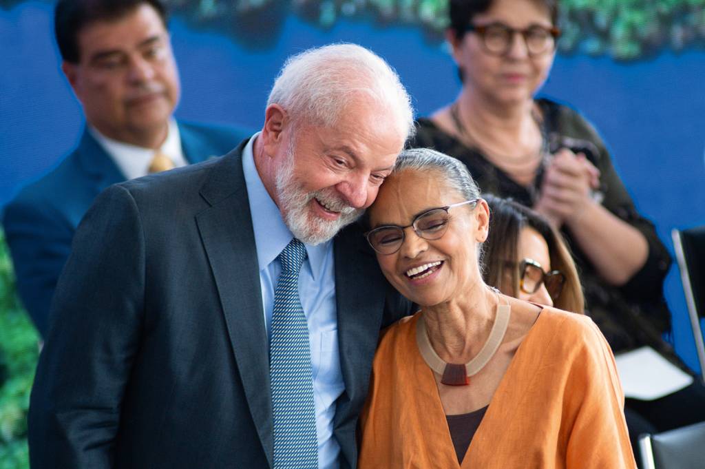 GettyImages-1646436311.jpg Lula e a ministra Marina Silva: o encontro em Belém traz desafios para a diplomacia