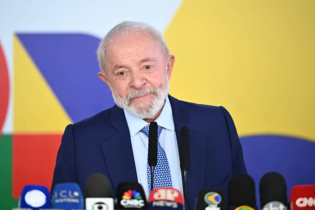 O presidente Lula, em coletiva de imprensa na manhã desta quinta-feira, 30 de janeiro de 2025