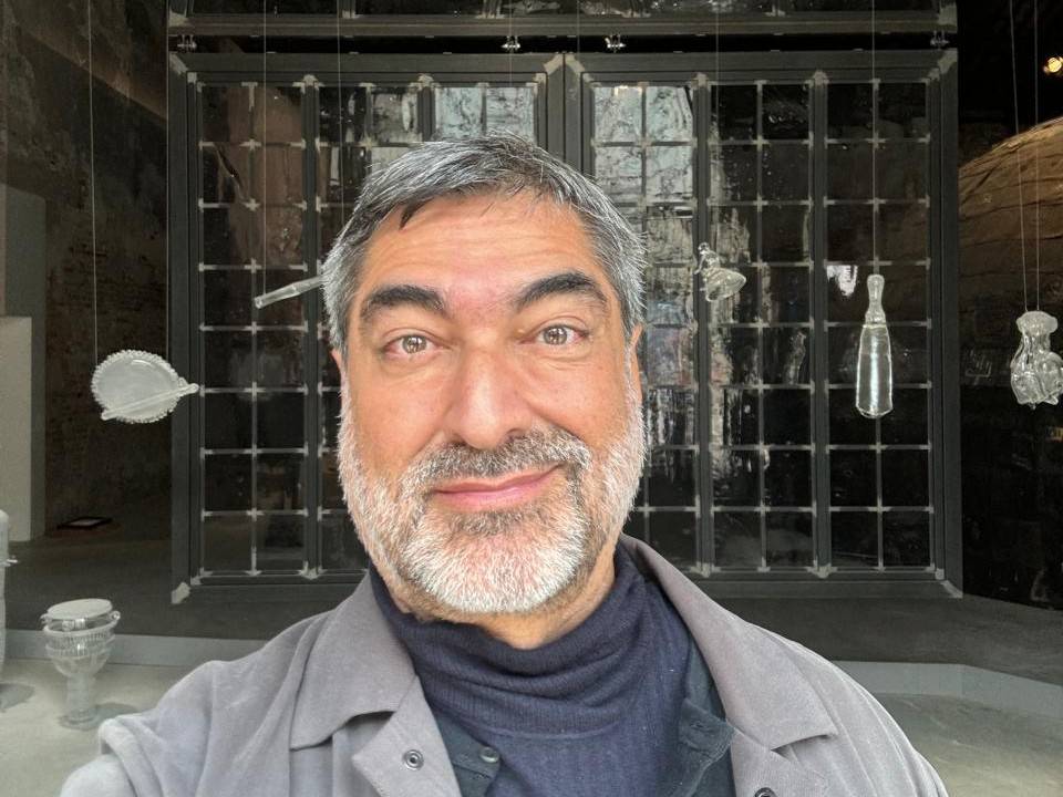 Zeca Camargo na Bienal de Veneza, em setembro de 2024