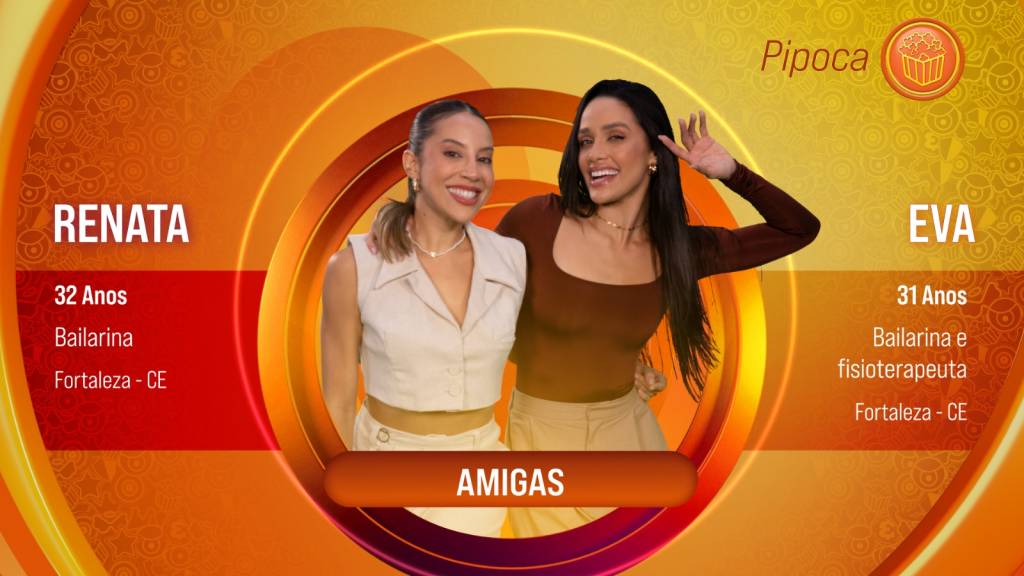 Eva e Renata, do BBB 25 Eva e Renata, participantes do BBB 25