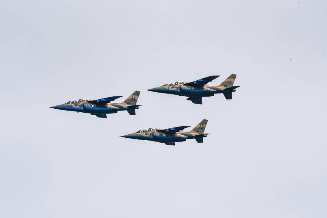 Aviões da Força Aérea Nigeriana.