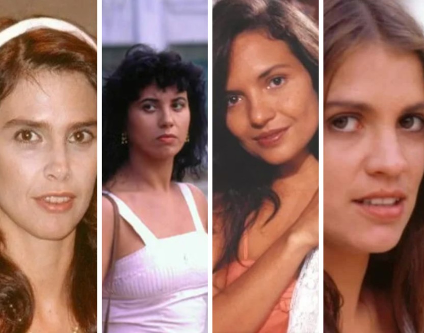 Lídia Brondi, Claudia Alencar, Luíza Tomé e Tássia Camargo