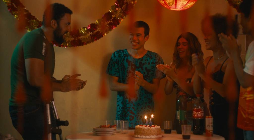 baby Ricardo Teodoro, João Pedro Mariano, Bruna Linzmeyer e Ana Flavia Cavalcanti no filme 'Baby' -