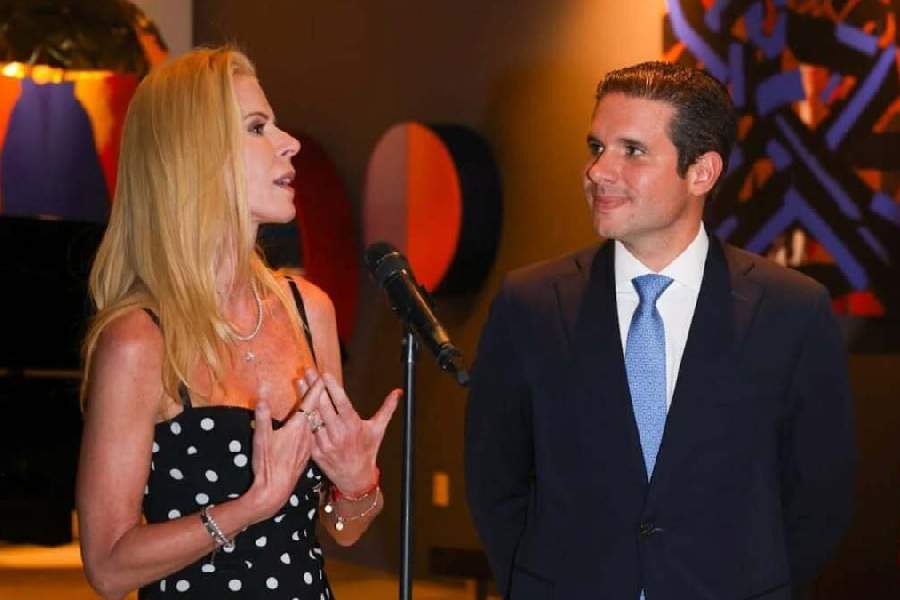 Samantha Meyer ofereceu jantar ao presidente da Câmara, Hugo Motta