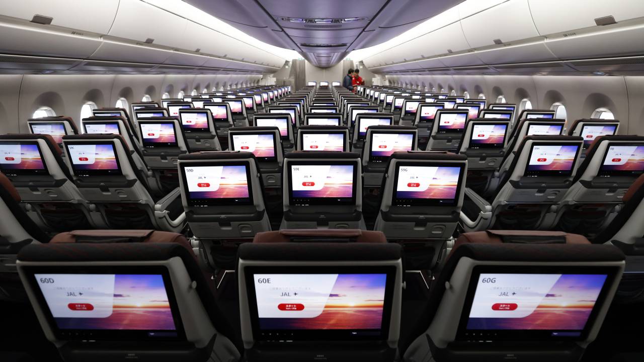 Assentos de avião - aeronave - avião