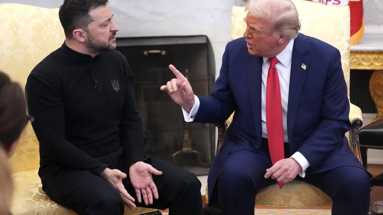 Volodymyr Zelensky e Donald Trump