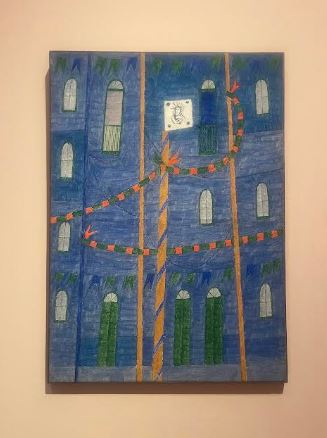Obra Alfredo Volpi, Fachada, 1963, têmpera sobre tela, 100.3 x 71.1 cm, Coleção Airton Queiroz