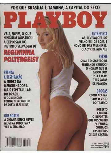 Regininha Poltergeist: capa da Playboy