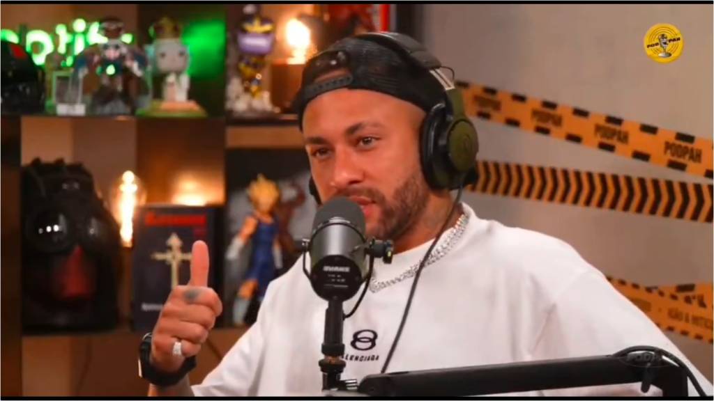 O humorista brasileiro que fez Neymar tremer e suar ao conhecê-lo