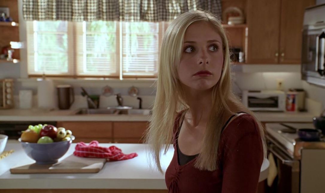 Sarah Michelle Gellar na série Buffy: A Caça-Vampiros (1997)