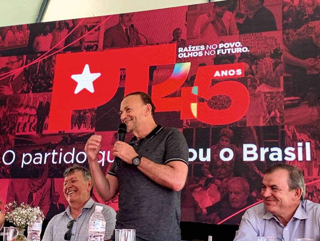 Líder do PT no Senado recebe Edinho para traçar planos rumo a 2026