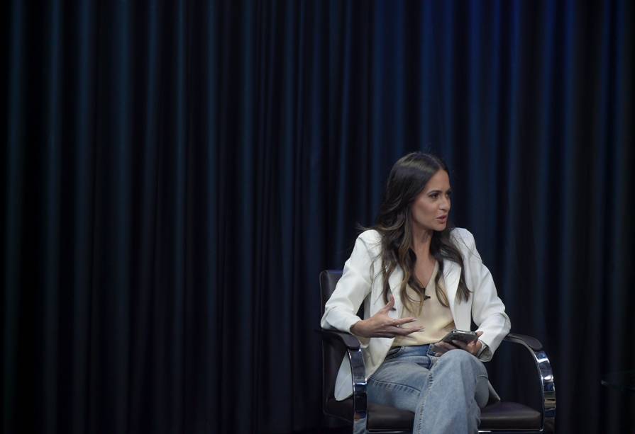 A jornalista e apresentadora Marcela Rahal