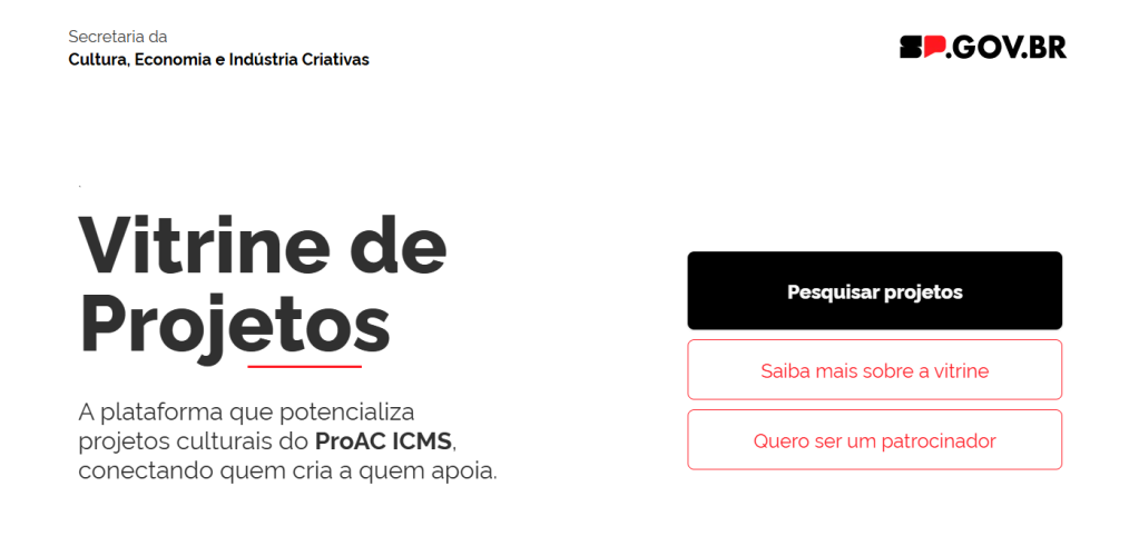 Governo de SP lança ‘vitrine’ de projetos culturais para patrocinadores
