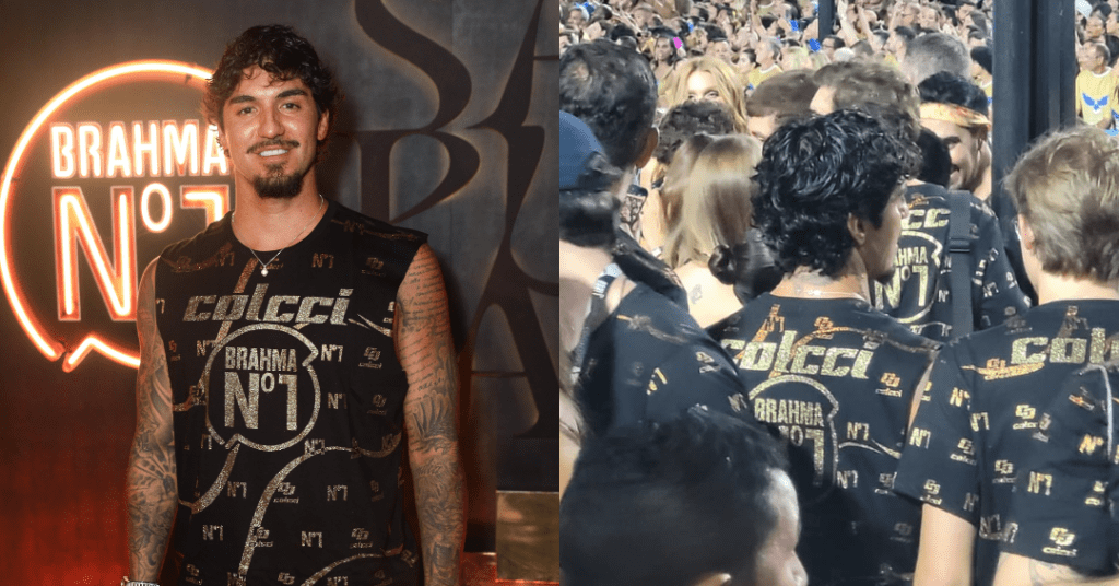 A noitada de Gabriel Medina no final do Carnaval do Rio