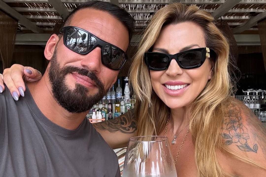 O policial civil João Pedro Marquini, morto baleado no Rio, ao lado da esposa, a juíza Tula Mello