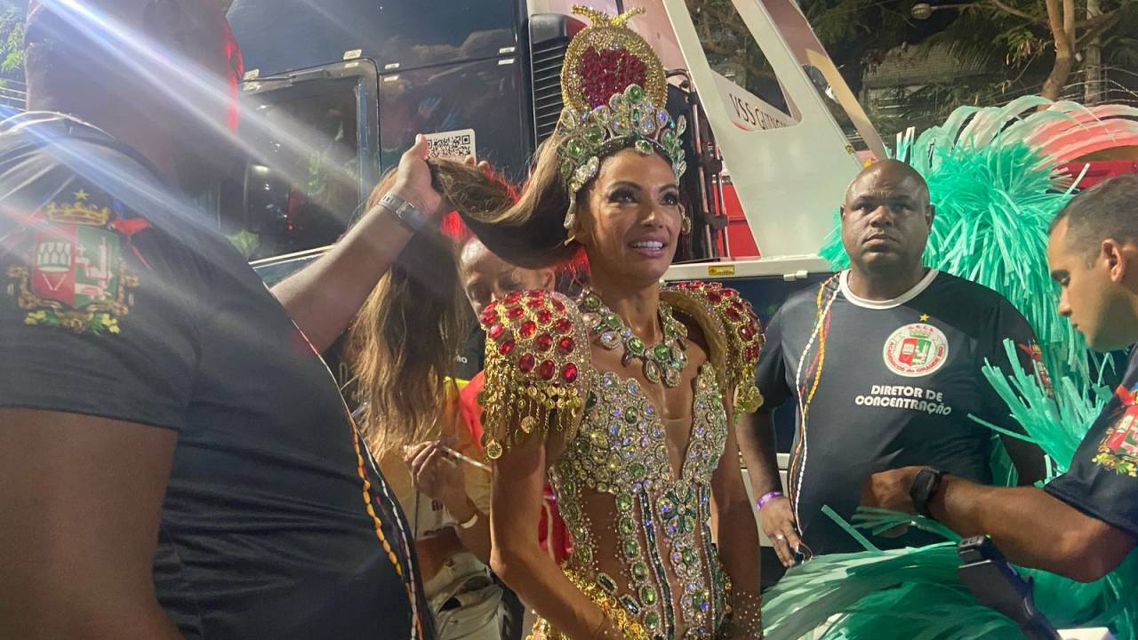Patrícia Poeta desfilará pela escola Grande Rio na Sapucaí. 04/03/2025
