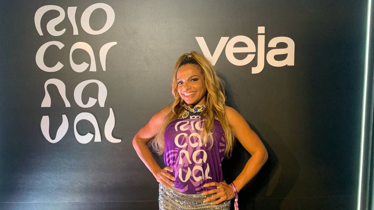 Quitéria Chaves em camarote Rio Carnaval, no espaço exclusivo de VEJA, na Sapucaí. 04/03/2025