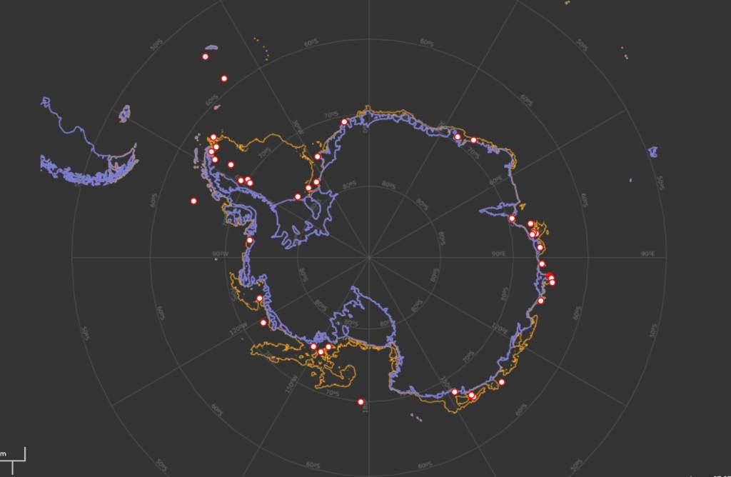 Saiba onde estão os icebergs da Antártica