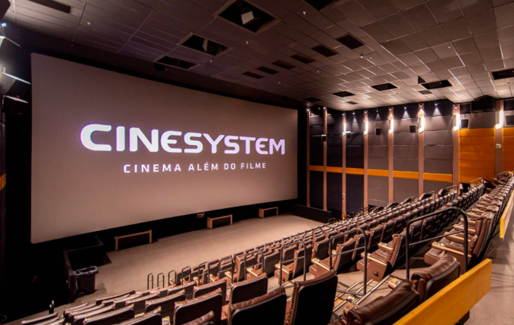 Sala de cinema do Cinesystem