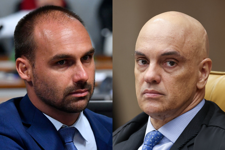 Eduardo Bolsonaro entra na mira da PGR e de Alexandre de Moraes