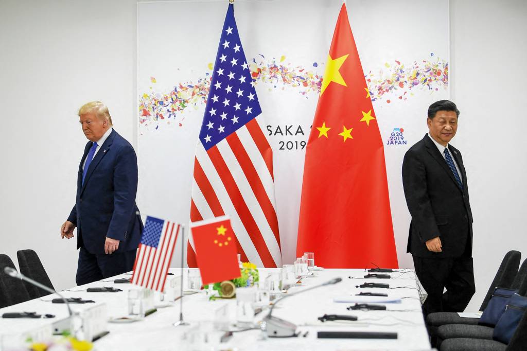 000_1I009J.jpg RIVAIS - Trump e Xi: Brasil pode virar moeda de troca nas negociações entre os dois titãs