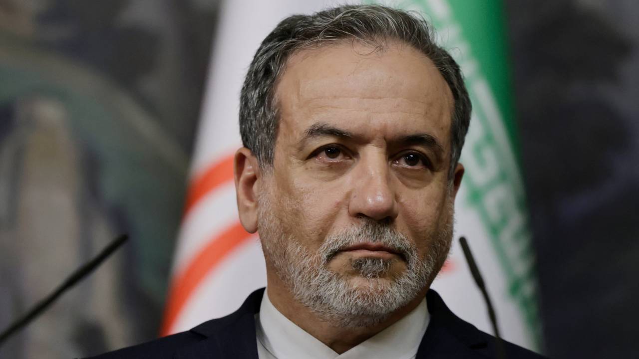 O ministro das Relações Exteriores do Irã, Abbas Araghchi.