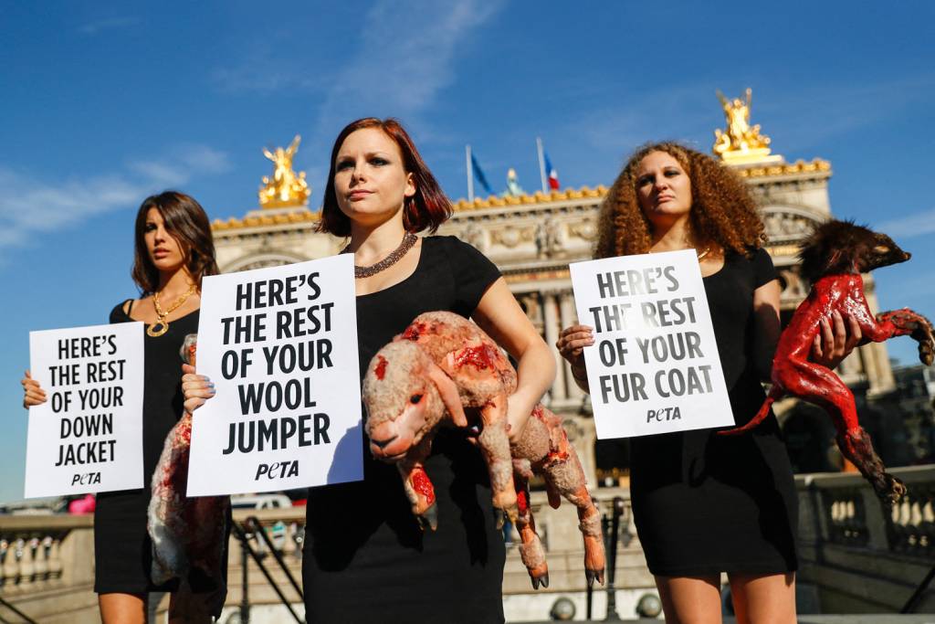 000_GJ29X.jpg BRIGA FEROZ - Protesto da Peta na França: parecia resolvido, mas não